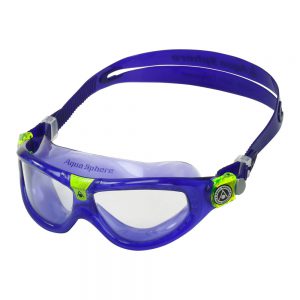 מסכת שחייה ילדים SEAL KID 2 AQUASPHERE - שקופות, סגול/ליים