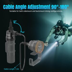 פנס צלילה קניסטר OrcaTorch FlexDive Canister