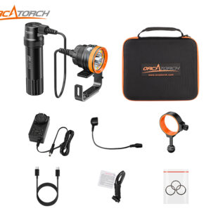 פנס צלילה קניסטר OrcaTorch FlexDive Canister