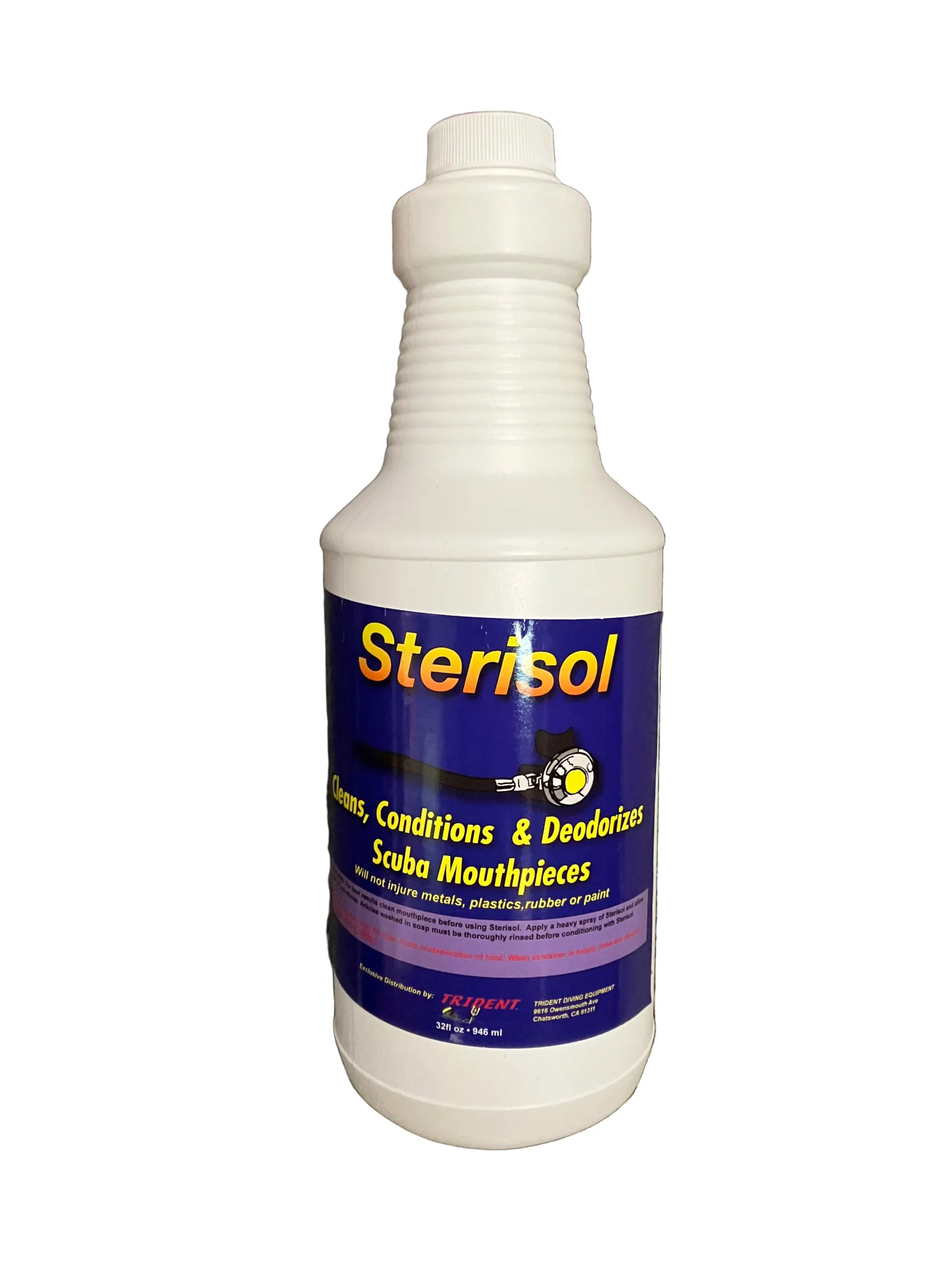 תרסיס חיטוי וניקוי לפיות צלילה Trident Sterisol – תמונה 2