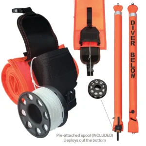 מצוף סימון XS SCUBA QUICK LAUNCH צהוב/כתום